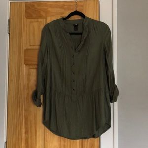 H&M tunic, forest green